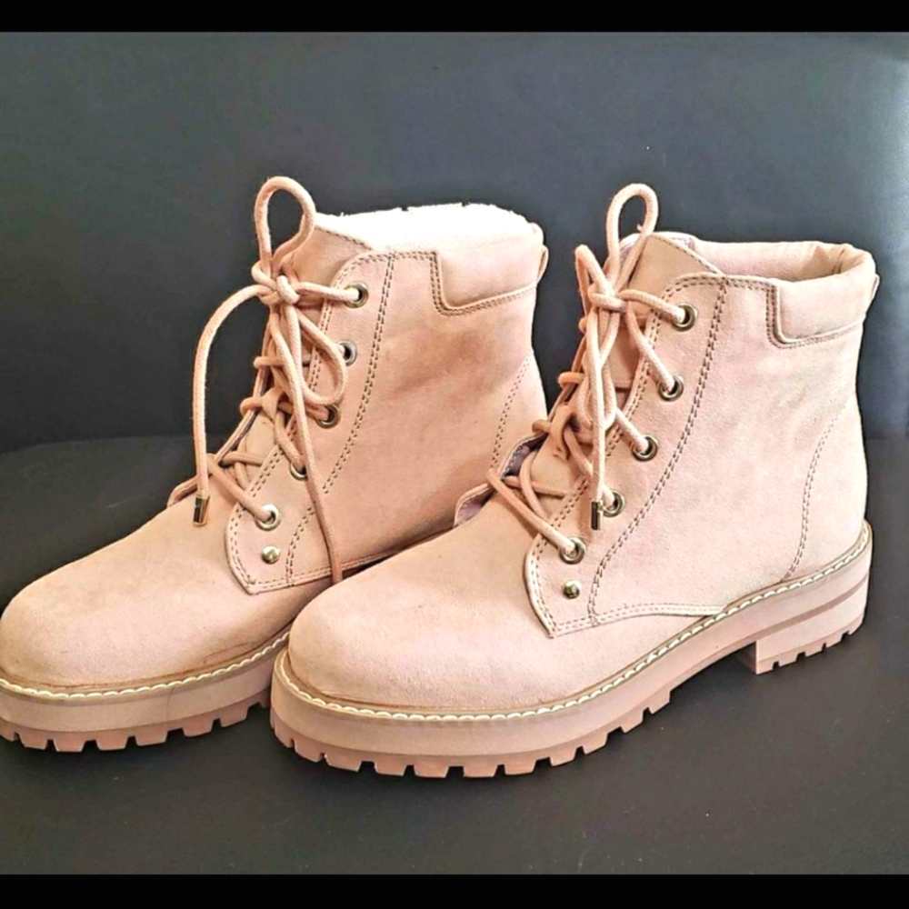 Nude Pink Boots Guess Factory